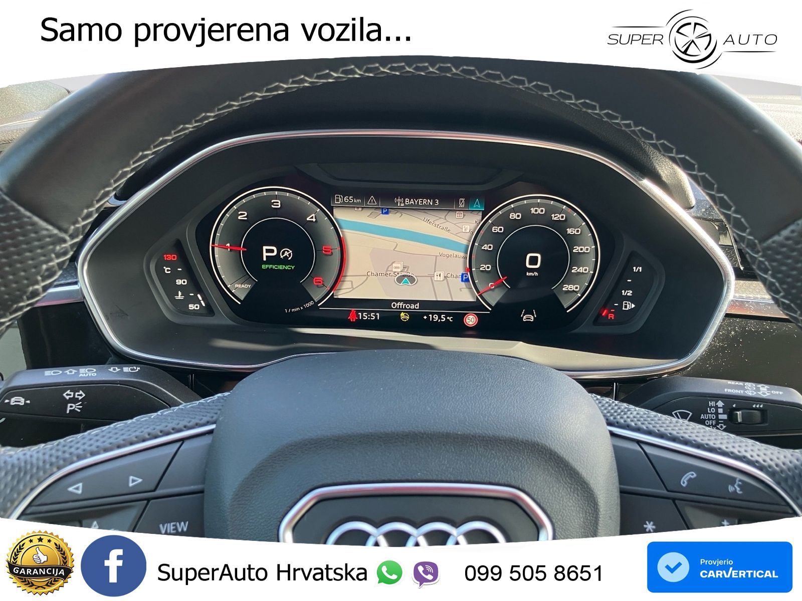 Audi Q3 Sportback 40 TDI (200 KS) quattro S tronic S line LED+GR SJED+ACC