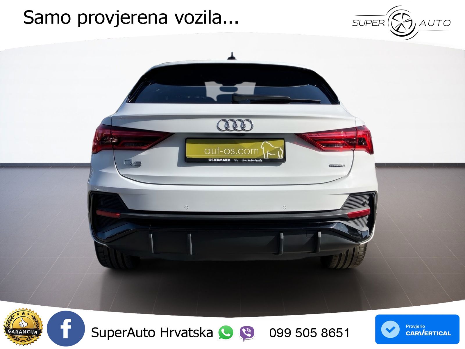 Audi Q3 Sportback 40 TDI (200 KS) quattro S tronic S line LED+GR SJED+ACC