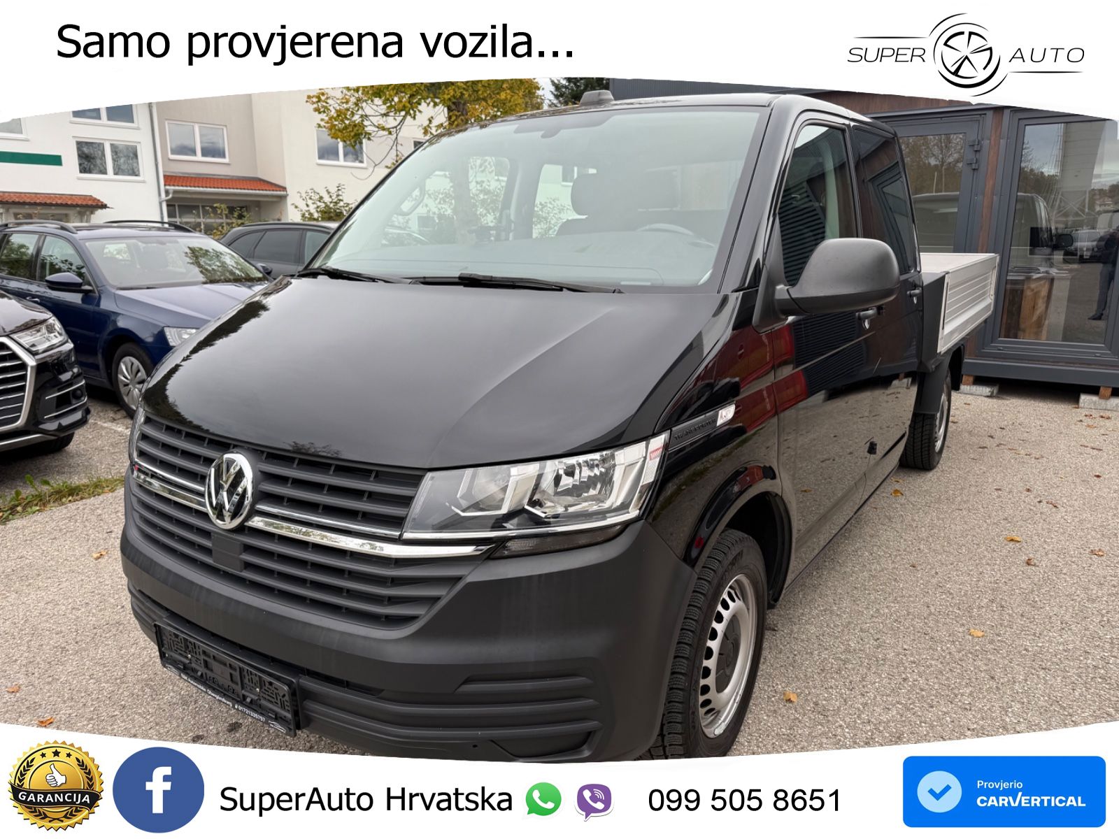 Volkswagen T6.1 Transporter Pritsche 4MOTION lang Doppelkab 150 KS