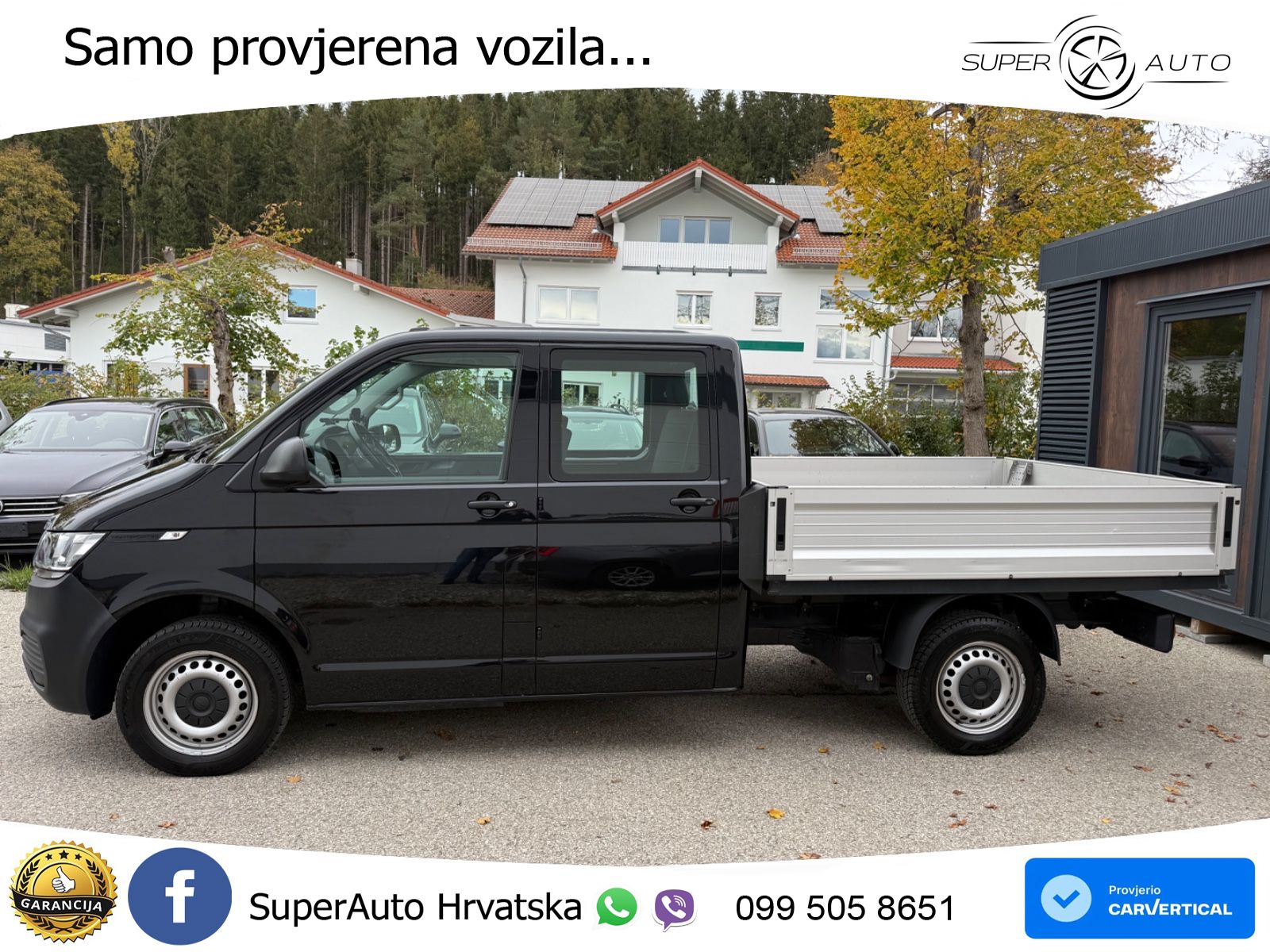 Volkswagen T6.1 Transporter Pritsche 4MOTION lang Doppelkab 150 KS
