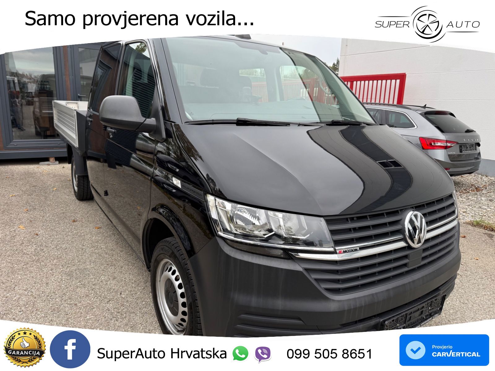 Volkswagen T6.1 Transporter Pritsche 4MOTION lang Doppelkab 150 KS