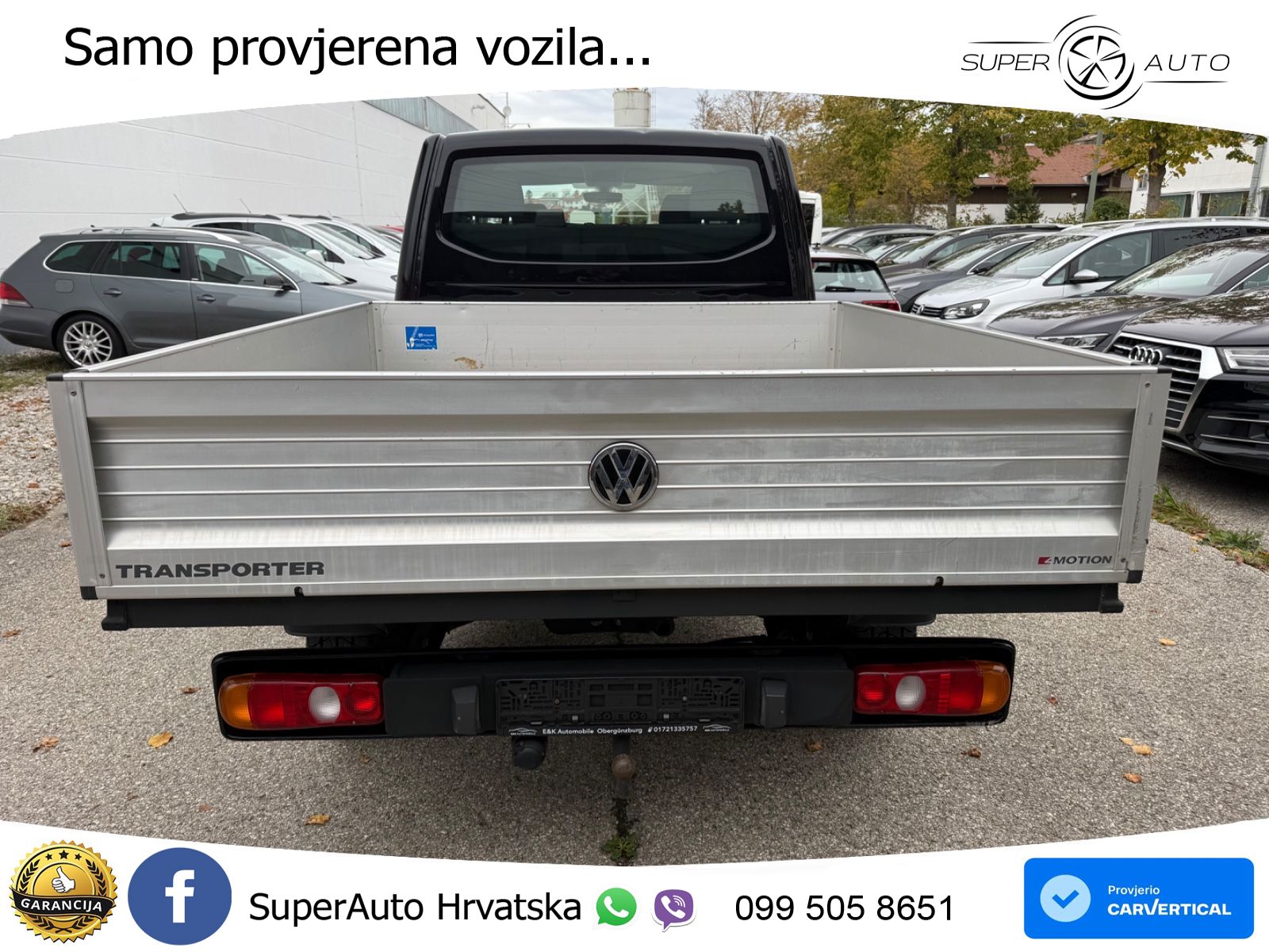 Volkswagen T6.1 Transporter Pritsche 4MOTION lang Doppelkab 150 KS