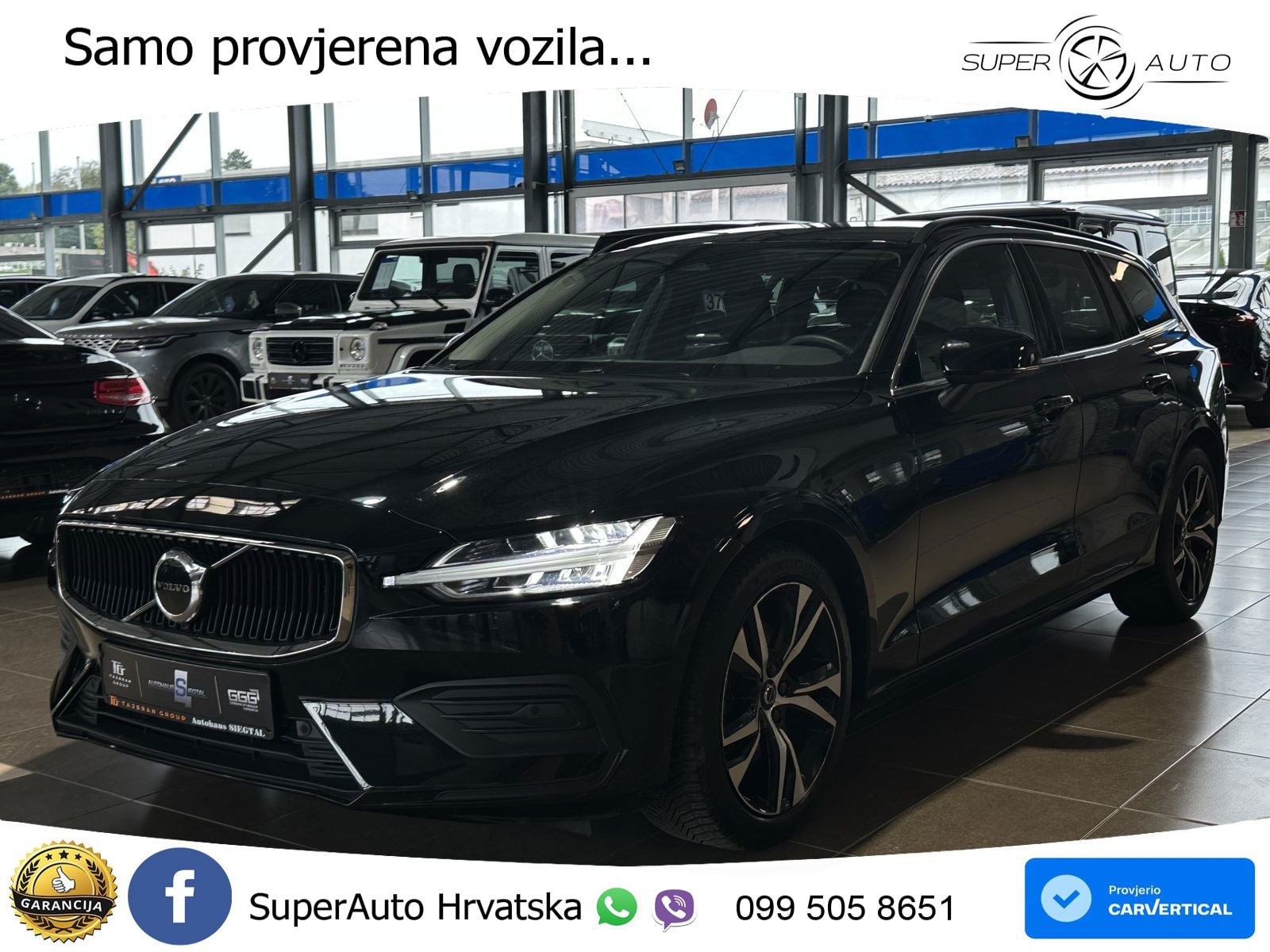 Volvo V60 2.0 B4 Benzin DCT LED+GR SJED+ACC