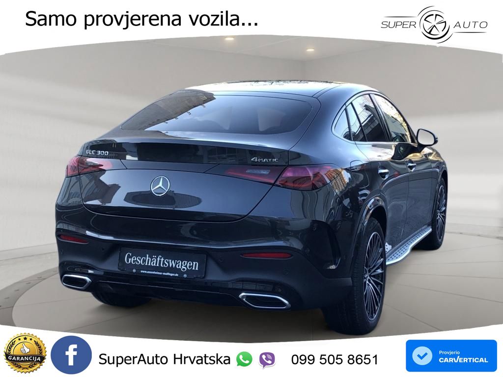 Mercedes GLC Coupe 300 (258 KS) 4MATIC 9G-TRONIC AMG ACC+GR SJED+360+PANO