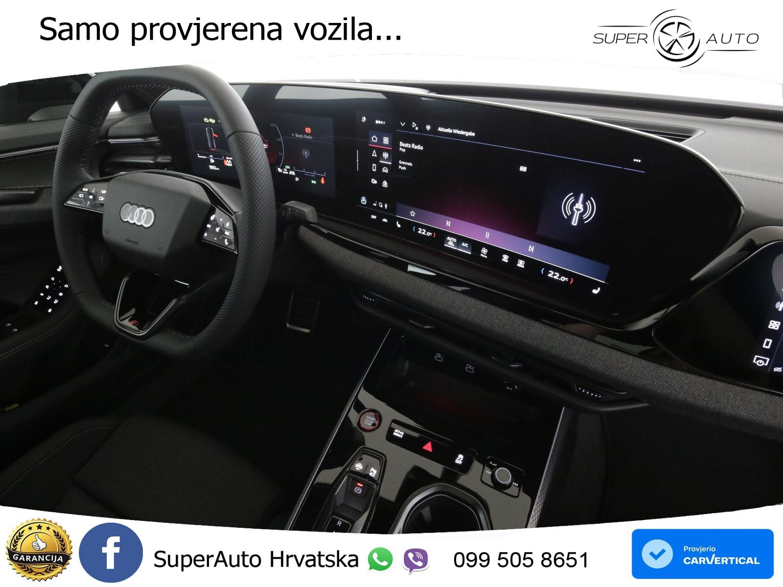 Audi A6 2.0 TDI (204 KS) quattro S tronic ZRAČNI+ACC+GR SJED+KAM+PANO