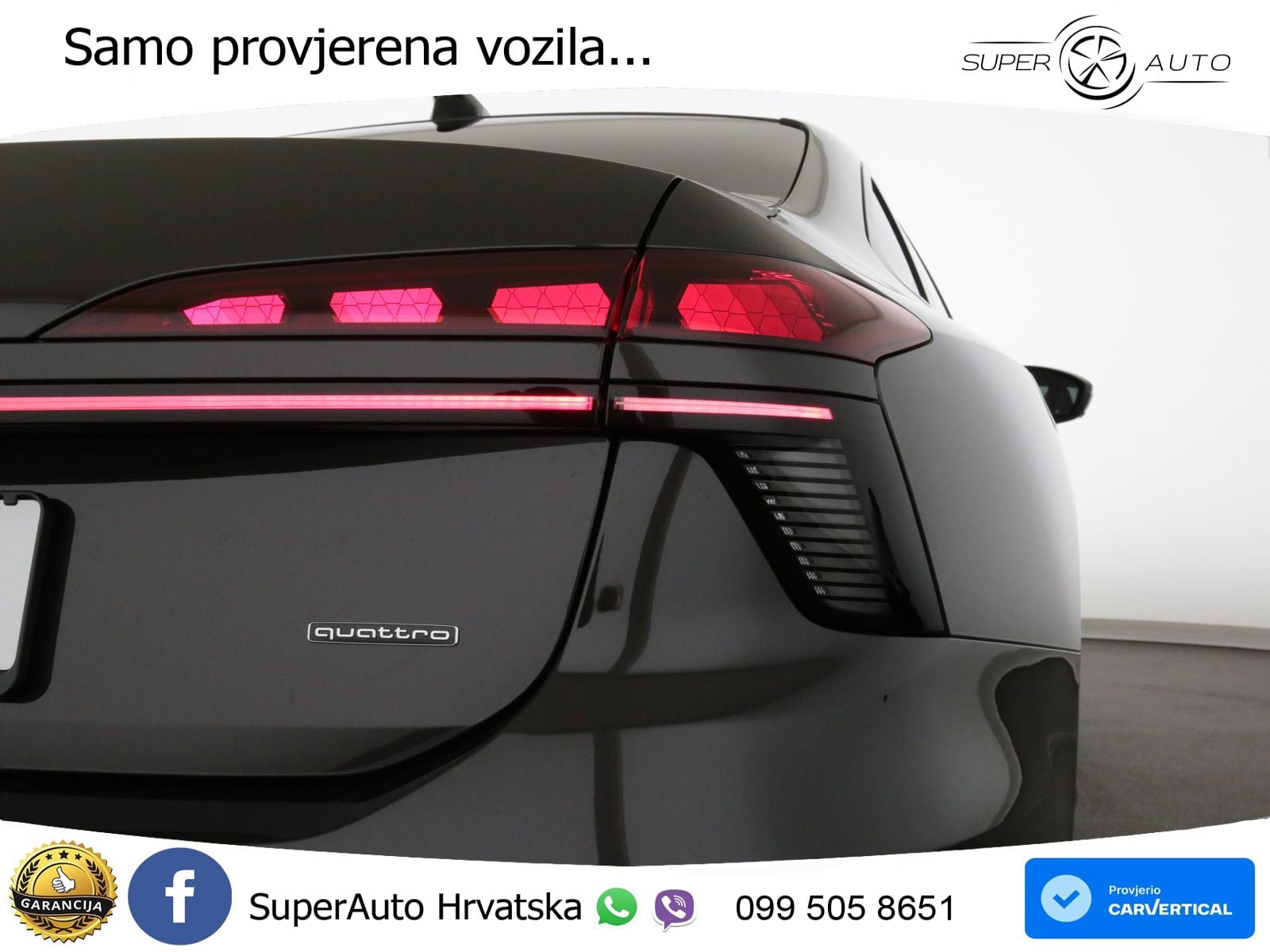 Audi A6 2.0 TDI (204 KS) quattro S tronic ZRAČNI+ACC+GR SJED+KAM+PANO