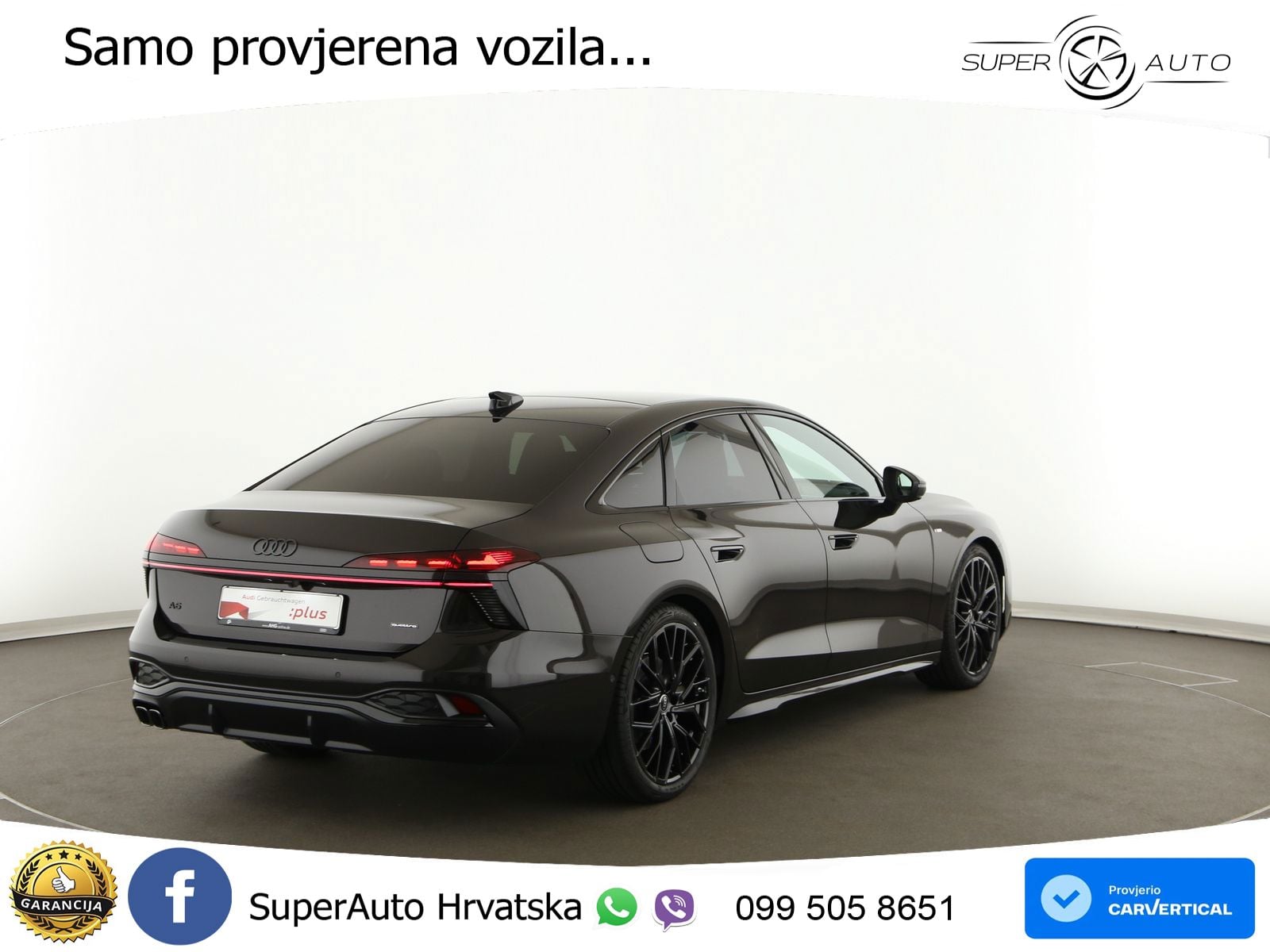 Audi A6 2.0 TDI (204 KS) quattro S tronic ZRAČNI+ACC+GR SJED+KAM+PANO