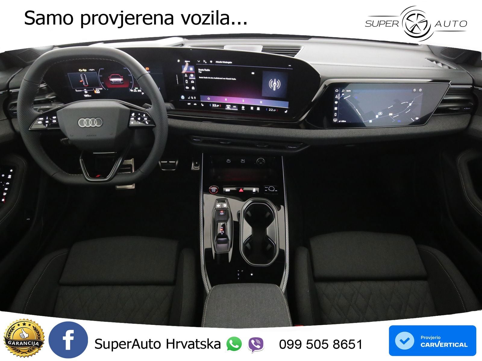 Audi A6 2.0 TDI (204 KS) quattro S tronic ZRAČNI+ACC+GR SJED+KAM+PANO
