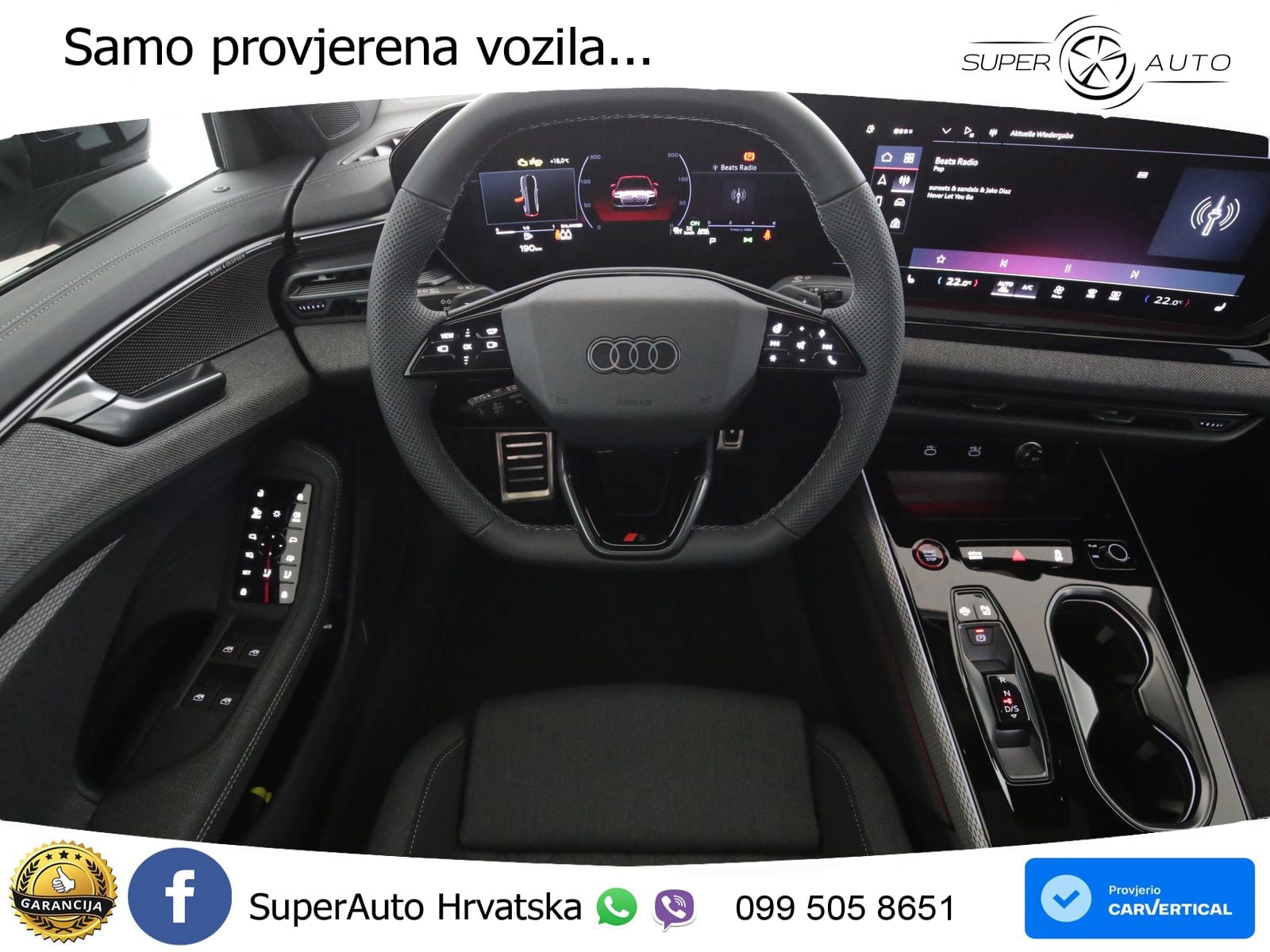 Audi A6 2.0 TDI (204 KS) quattro S tronic ZRAČNI+ACC+GR SJED+KAM+PANO