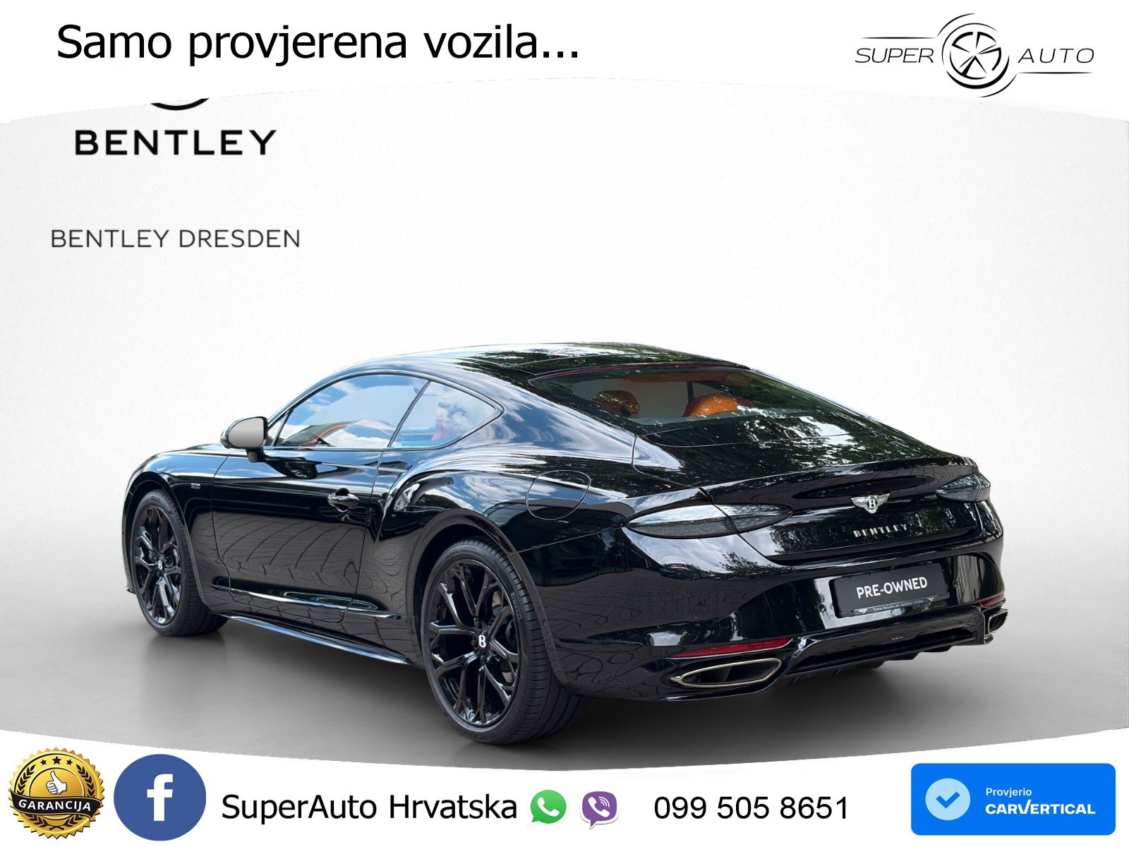 Bentley Continental GT IV 4.0 V8 TFSi (782 KS) AWD DCT ACC+HEAD+GR SJED+360+PANO