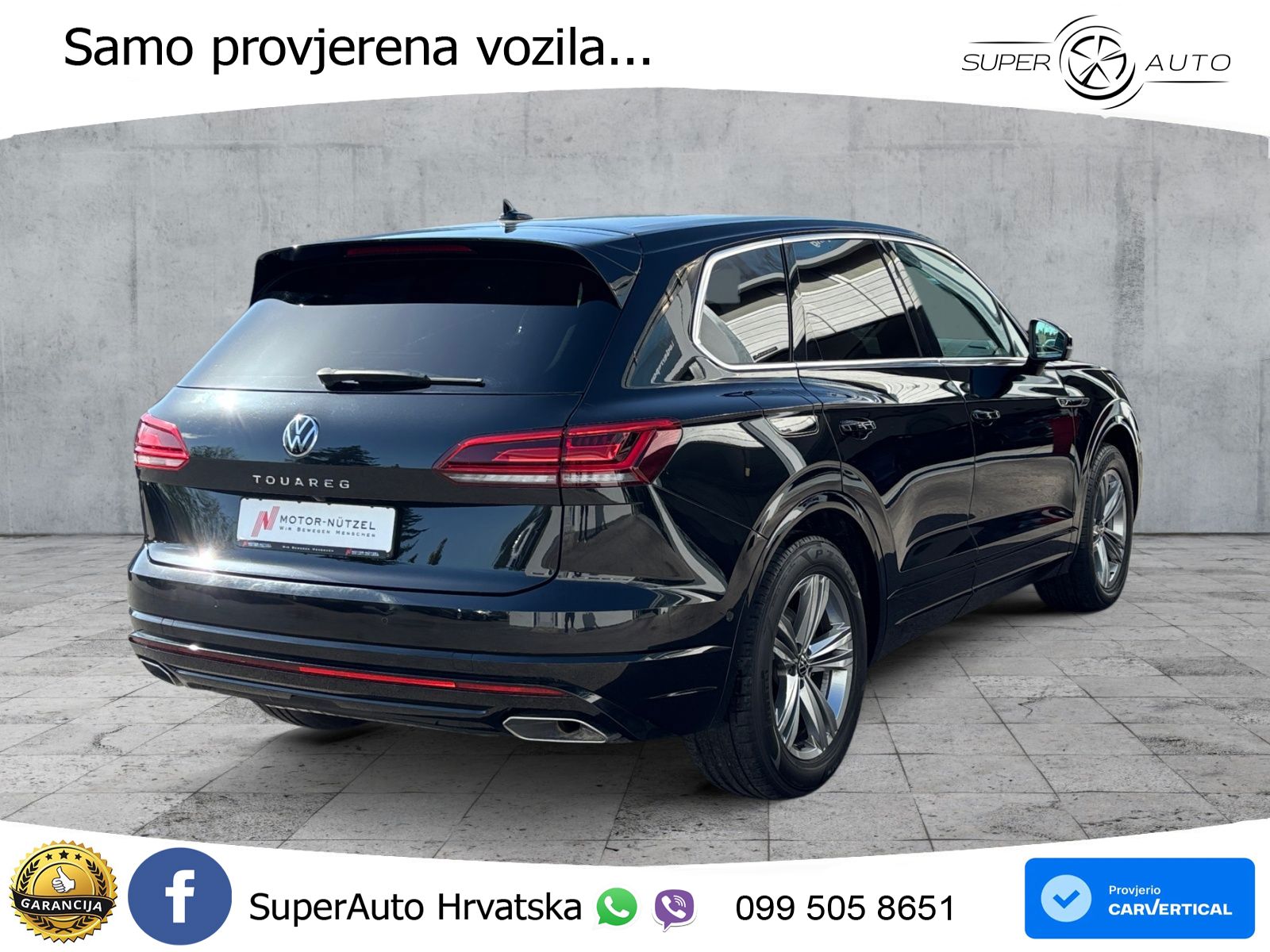 Volkswagen Touareg 3.0 V6 TDI (286 KS) 4MOTION Tiptronic R-Line ZRAČNI+ACC+4xGR SJED+KAM