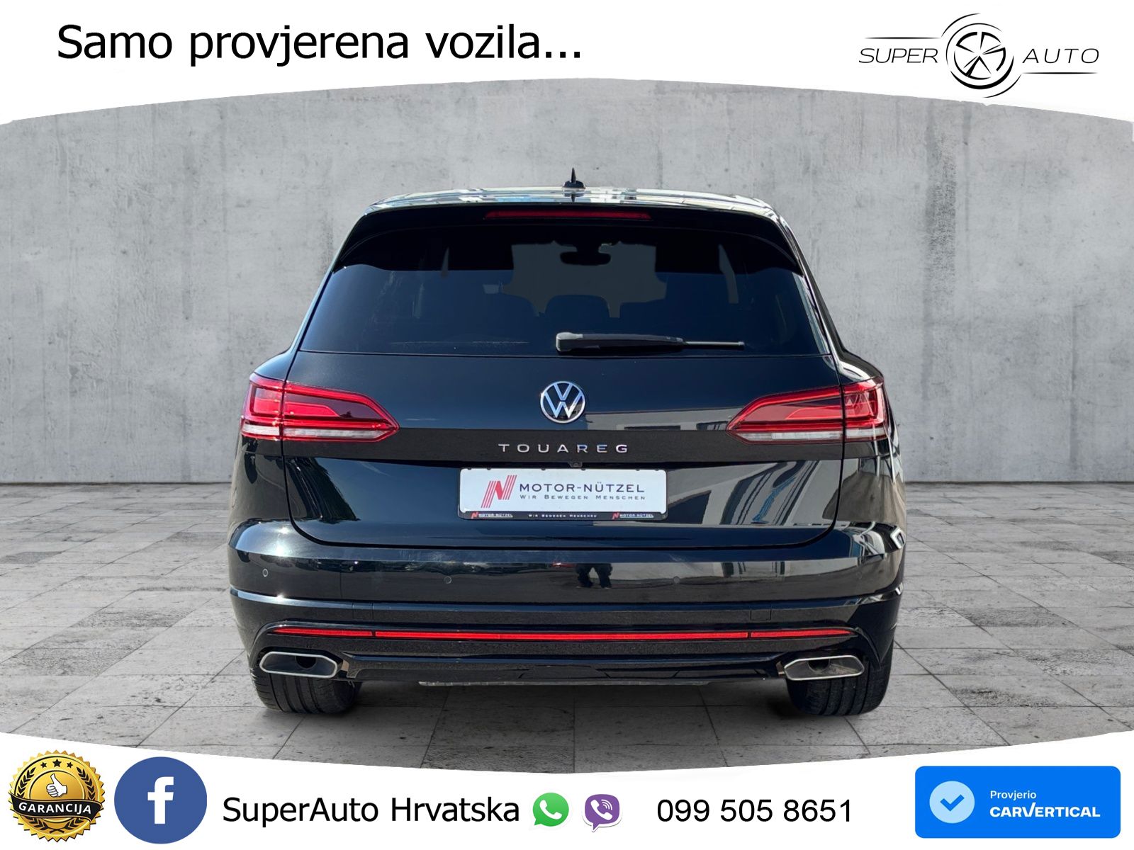 Volkswagen Touareg 3.0 V6 TDI (286 KS) 4MOTION Tiptronic R-Line ZRAČNI+ACC+4xGR SJED+KAM