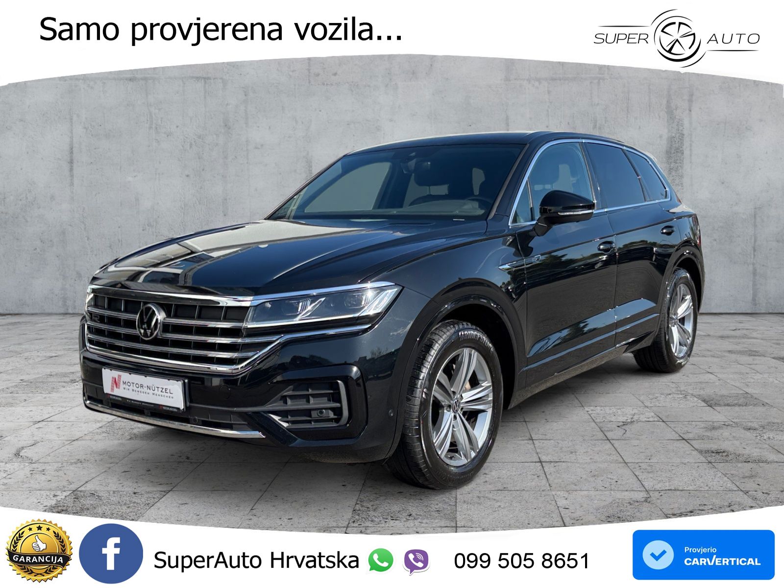 Volkswagen Touareg 3.0 V6 TDI (286 KS) 4MOTION Tiptronic R-Line ZRAČNI+ACC+4xGR SJED+KAM
