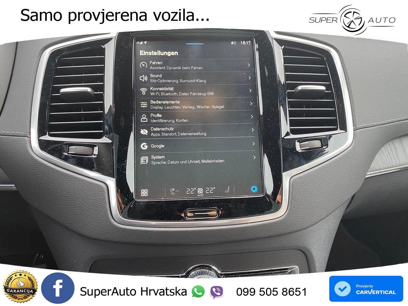 Volvo XC90 2.0 T8 AWD Automatic ACC+HEAD+4xGR SJED+360+PANO
