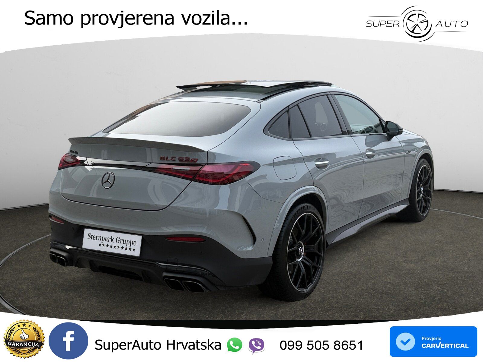 Mercedes GLC Coupe AMG 63 S E PERFORMANCE (680 KS) 4MATIC AMG SPEEDSHIFT MCT 9G ACC+HEAD+GR SJED+360+PANO