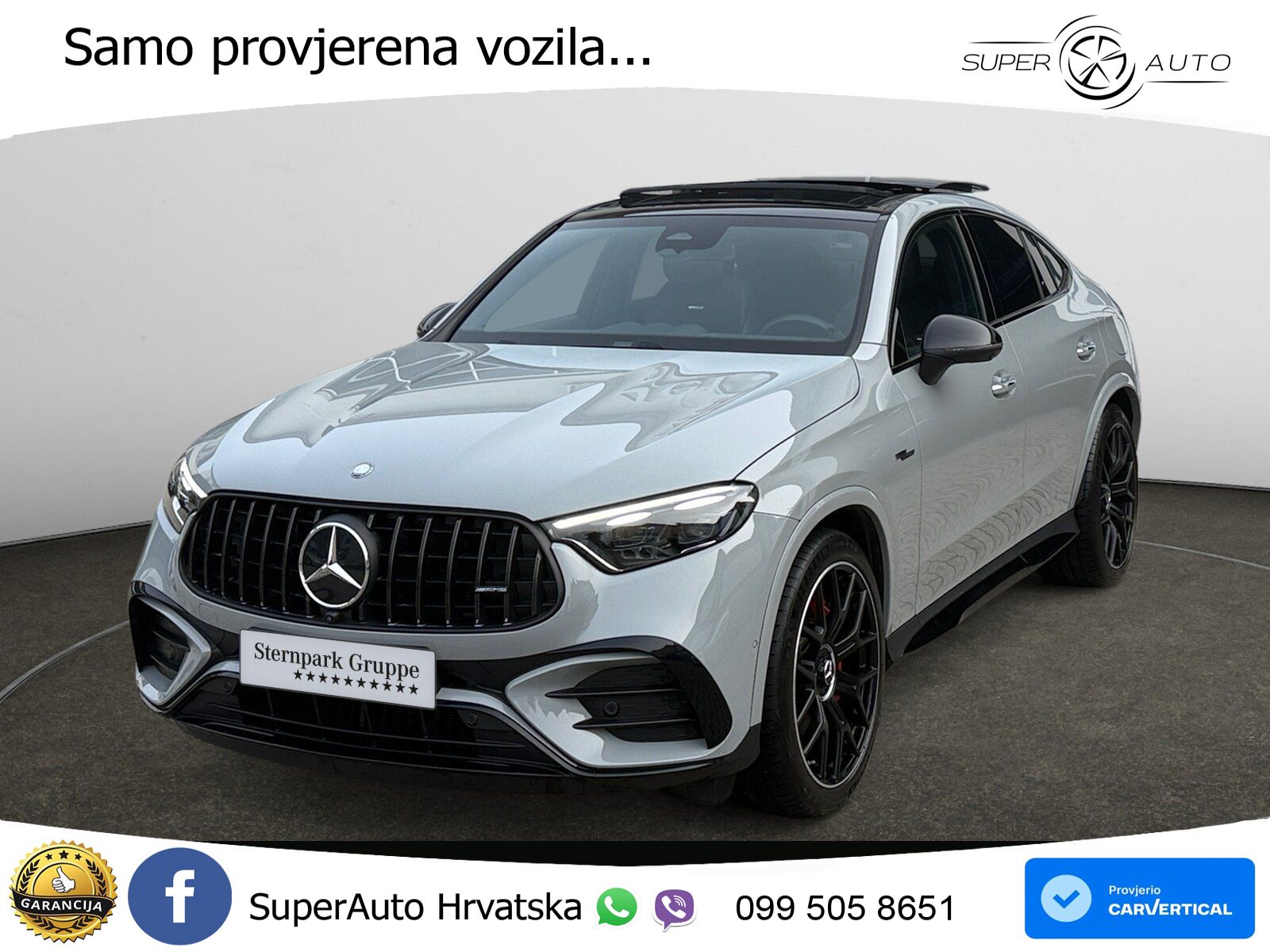 Mercedes GLC Coupe AMG 63 S E PERFORMANCE (680 KS) 4MATIC AMG SPEEDSHIFT MCT 9G ACC+HEAD+GR SJED+360+PANO