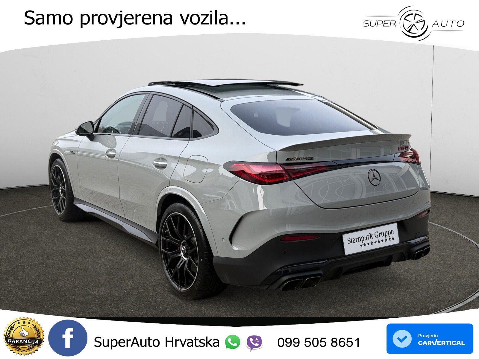 Mercedes GLC Coupe AMG 63 S E PERFORMANCE (680 KS) 4MATIC AMG SPEEDSHIFT MCT 9G ACC+HEAD+GR SJED+360+PANO