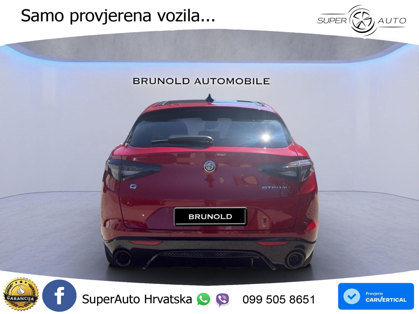 Alfa Romeo Stelvio 2.0 Turbo (280 KS) Q4 Automatic LED+GR SJED+ACC