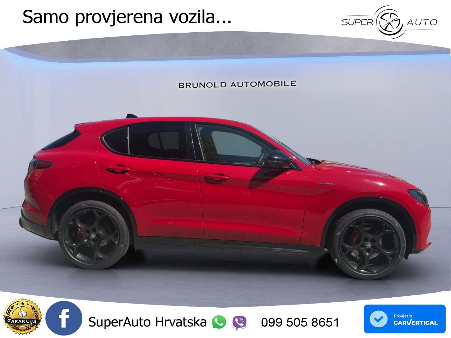 Alfa Romeo Stelvio 2.0 Turbo (280 KS) Q4 Automatic LED+GR SJED+ACC