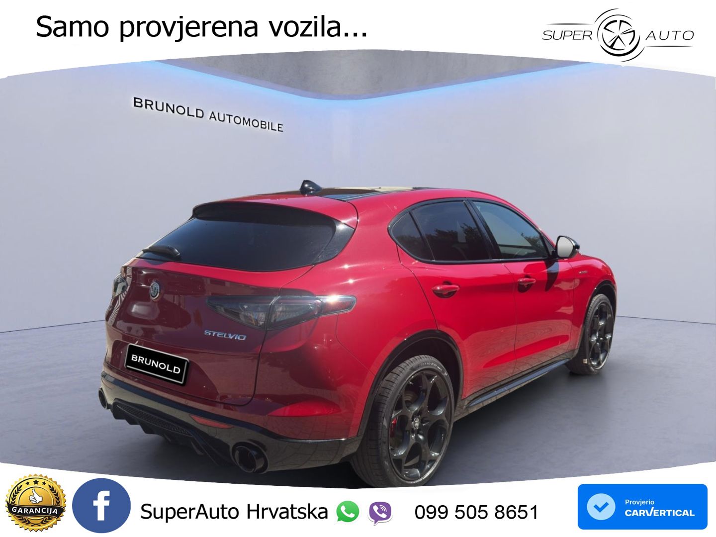 Alfa Romeo Stelvio 2.0 Turbo (280 KS) Q4 Automatic LED+GR SJED+ACC