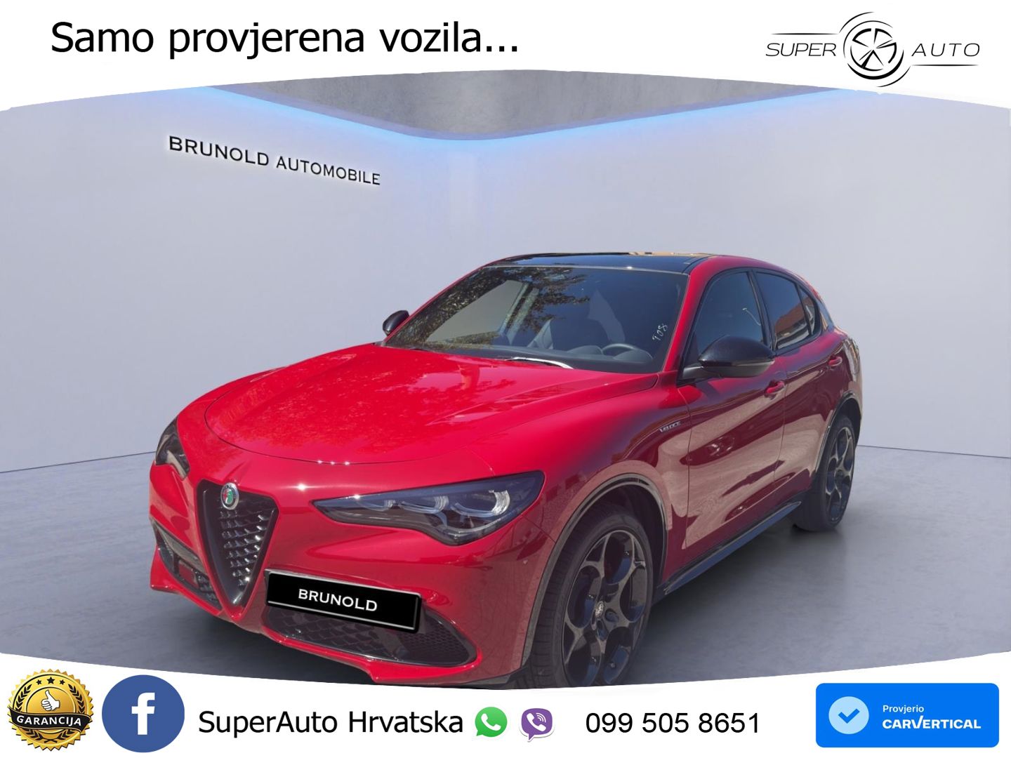 Alfa Romeo Stelvio 2.0 Turbo (280 KS) Q4 Automatic LED+GR SJED+ACC