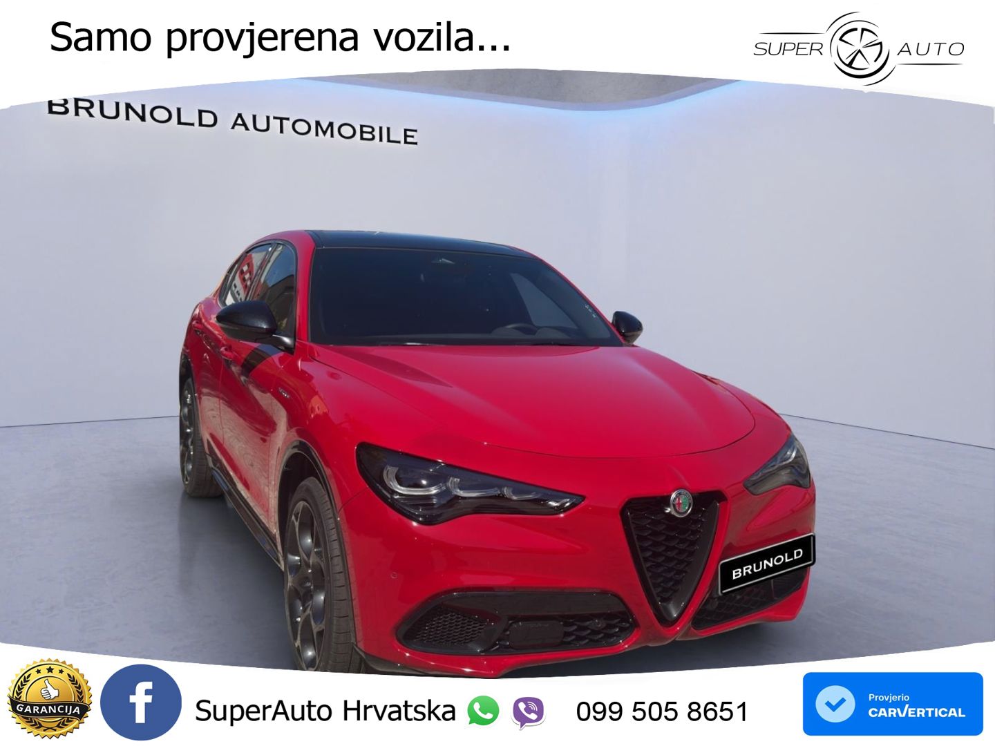 Alfa Romeo Stelvio 2.0 Turbo (280 KS) Q4 Automatic LED+GR SJED+ACC