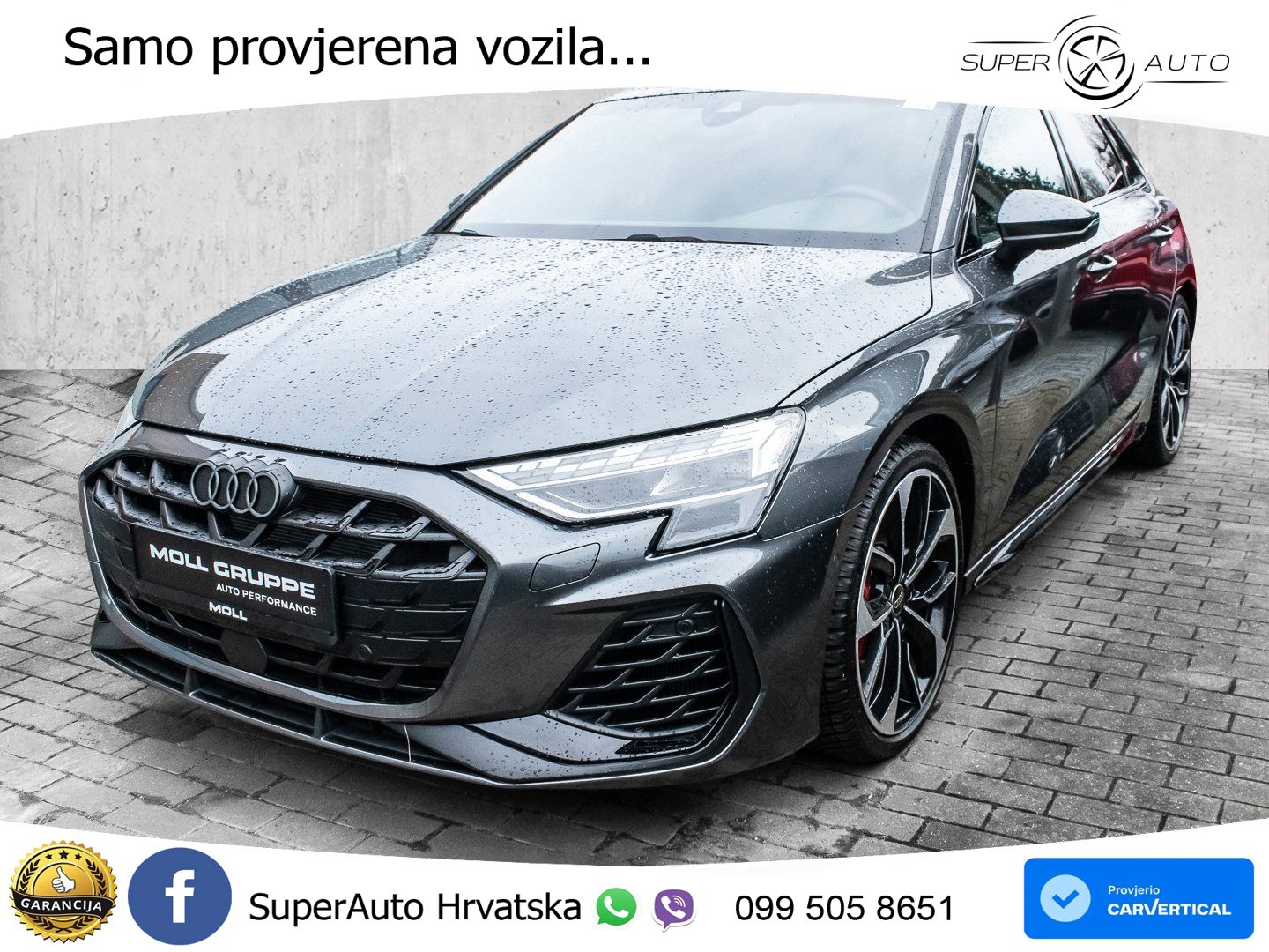 Audi S3 2.0 TFSI (333 KS) quattro S tronic MATRIX+GR SJED+KAM