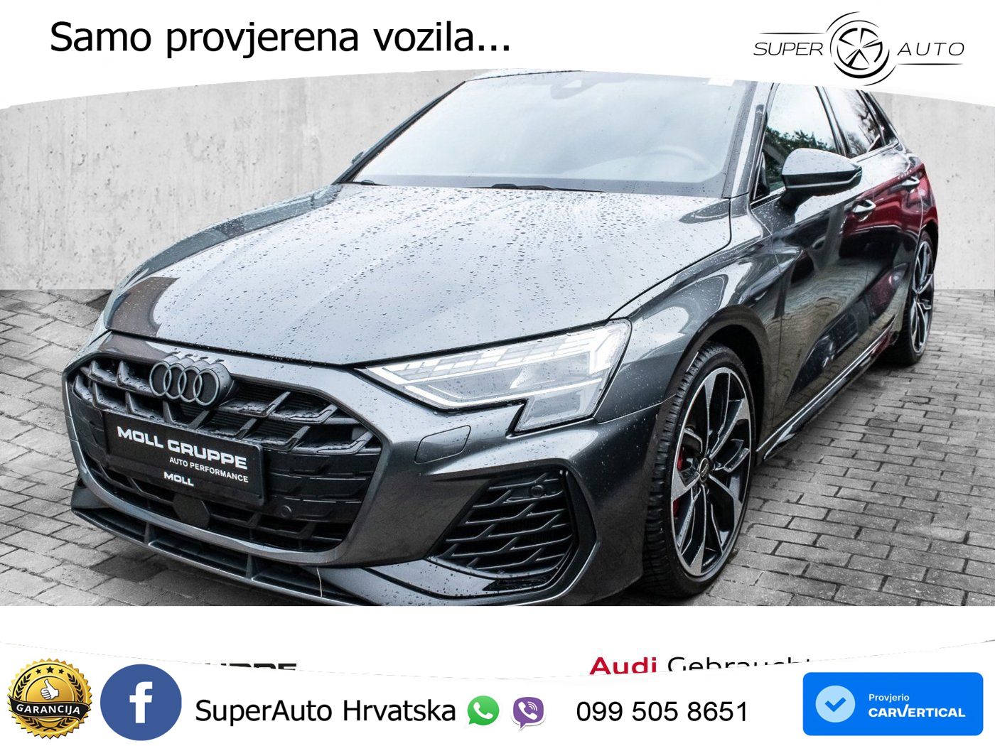 Audi S3 2.0 TFSI (333 KS) quattro S tronic MATRIX+GR SJED+KAM