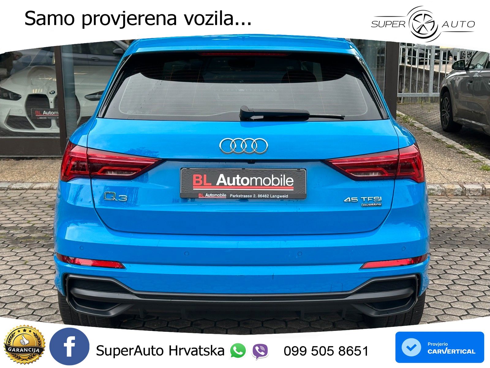 Audi Q3 45 TFSI (230 KS) quattro S tronic S line