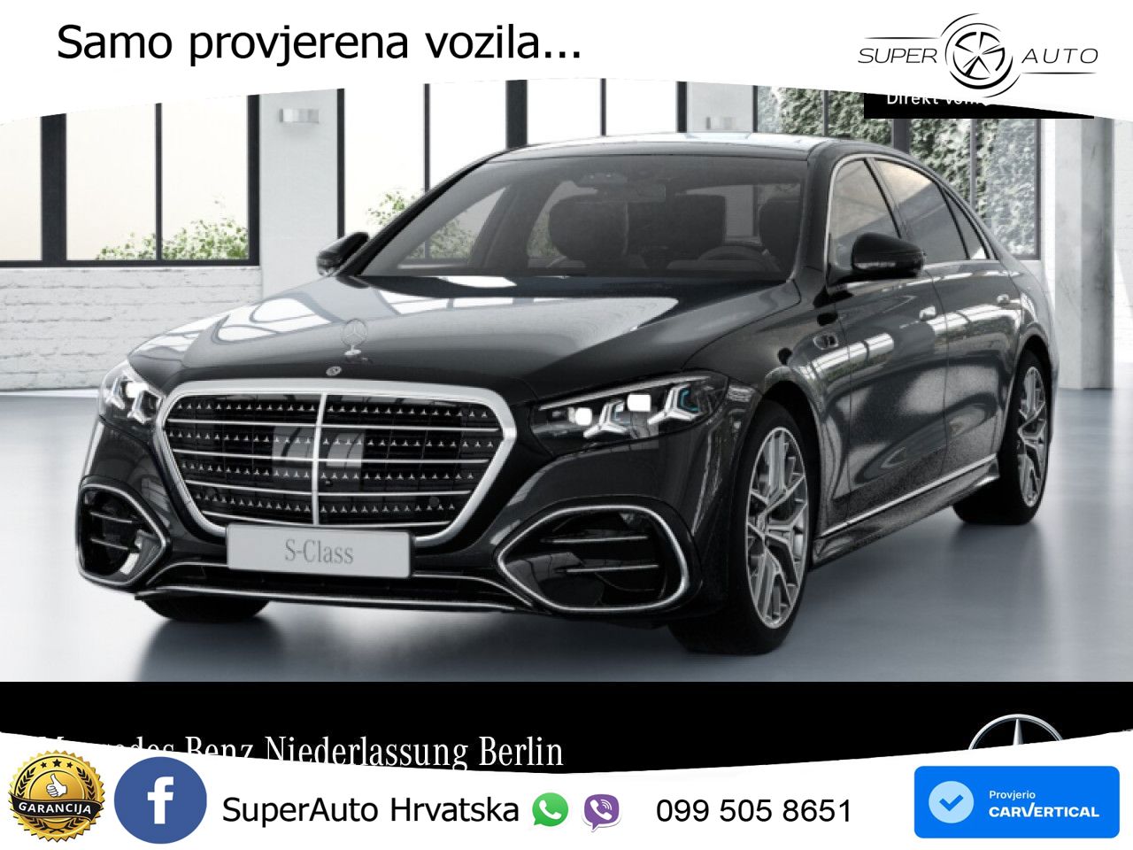 Mercedes S 450d (367 KS) EQ Boost 4MATIC 9G-TRONIC AMG ACC+HEAD+4xGR SJED+360+PANO