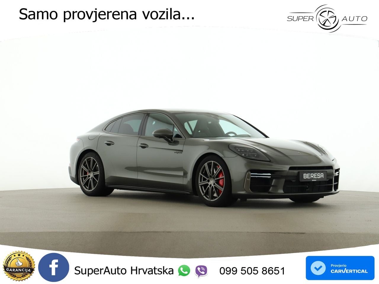 Porsche Panamera Turbo 4.0 V8 (680 KS) E-Hybrid PDK ZRAČNI+ACC+4xGR SJED+KAM