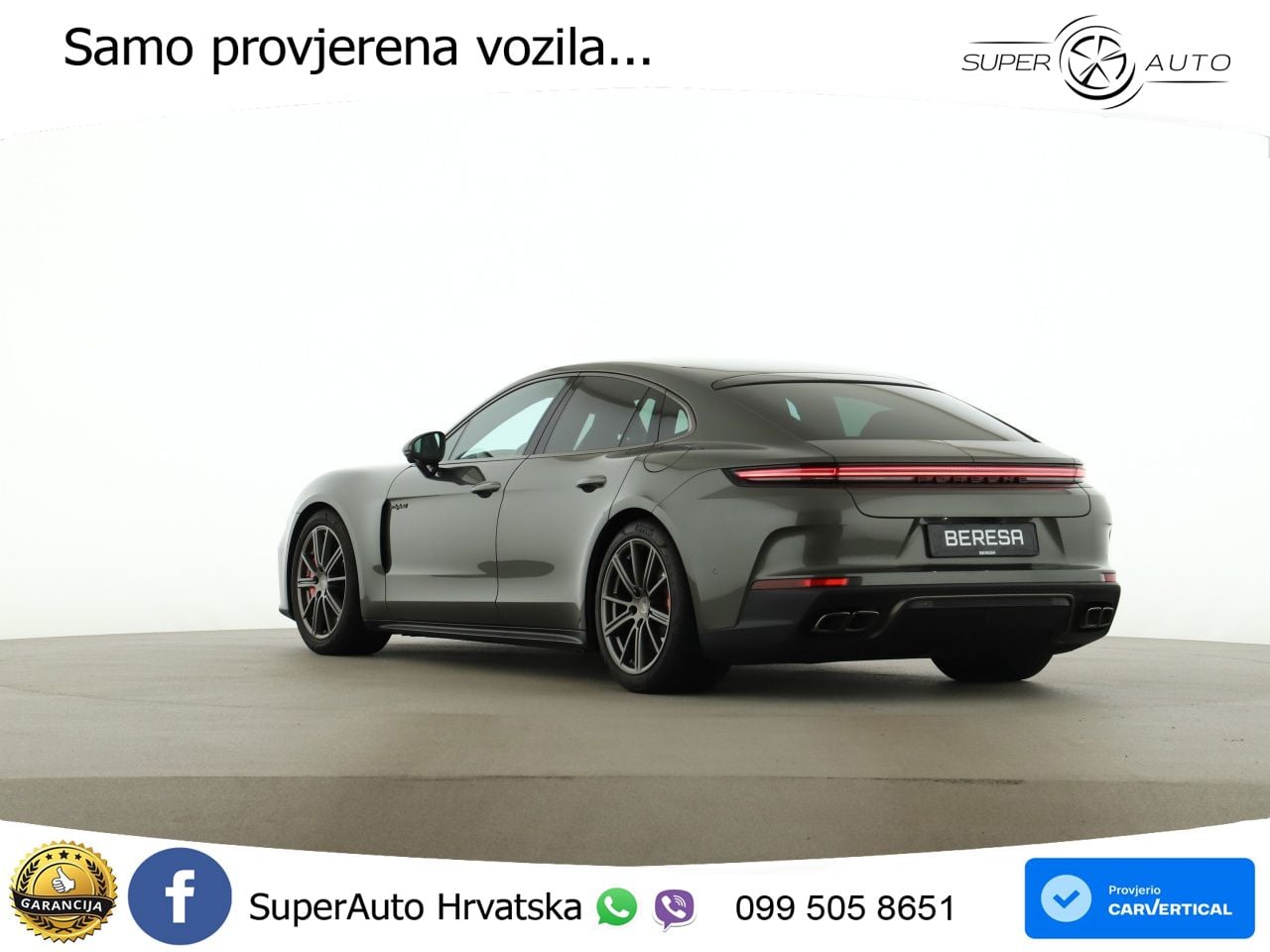 Porsche Panamera Turbo 4.0 V8 (680 KS) E-Hybrid PDK ZRAČNI+ACC+4xGR SJED+KAM