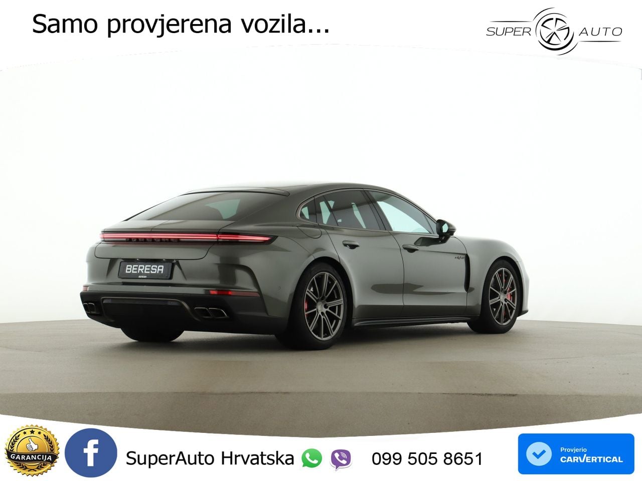 Porsche Panamera Turbo 4.0 V8 (680 KS) E-Hybrid PDK ZRAČNI+ACC+4xGR SJED+KAM