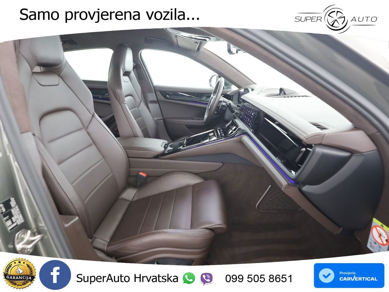 Porsche Panamera Turbo 4.0 V8 (680 KS) E-Hybrid PDK ZRAČNI+ACC+4xGR SJED+KAM