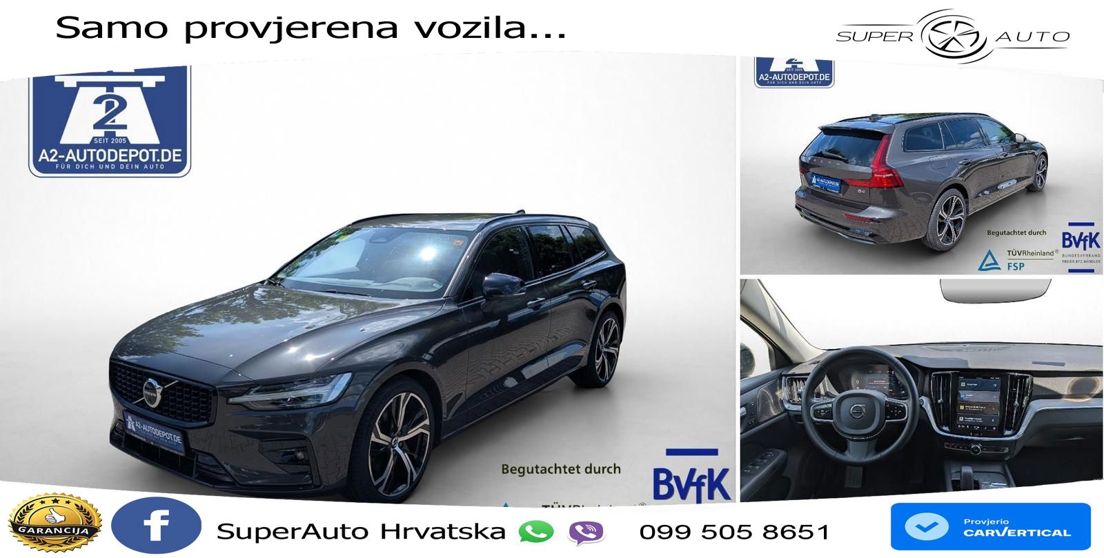 Volvo V60 2.0 B4 Benzin DCT LED+GR SJED+ACC