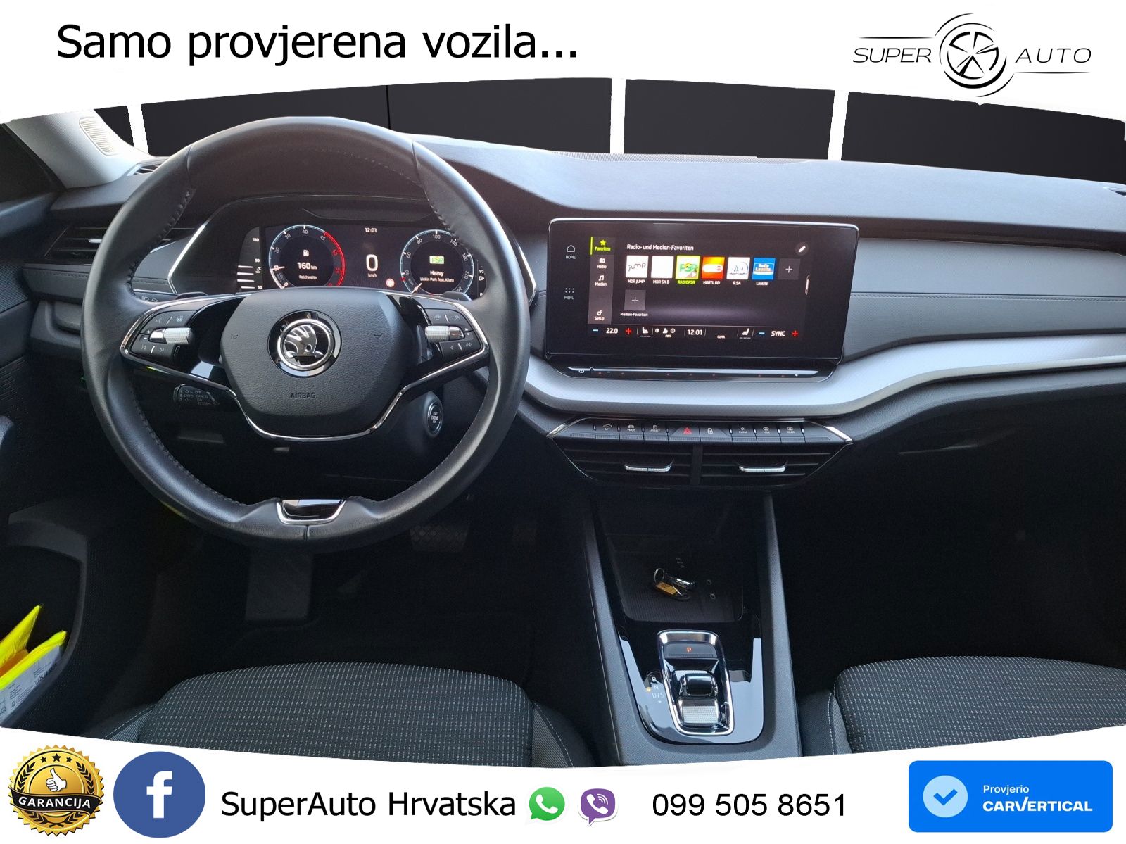 Škoda Octavia Combi 2.0 TDI (150 KS) DSG LED+GR SJED+ACC