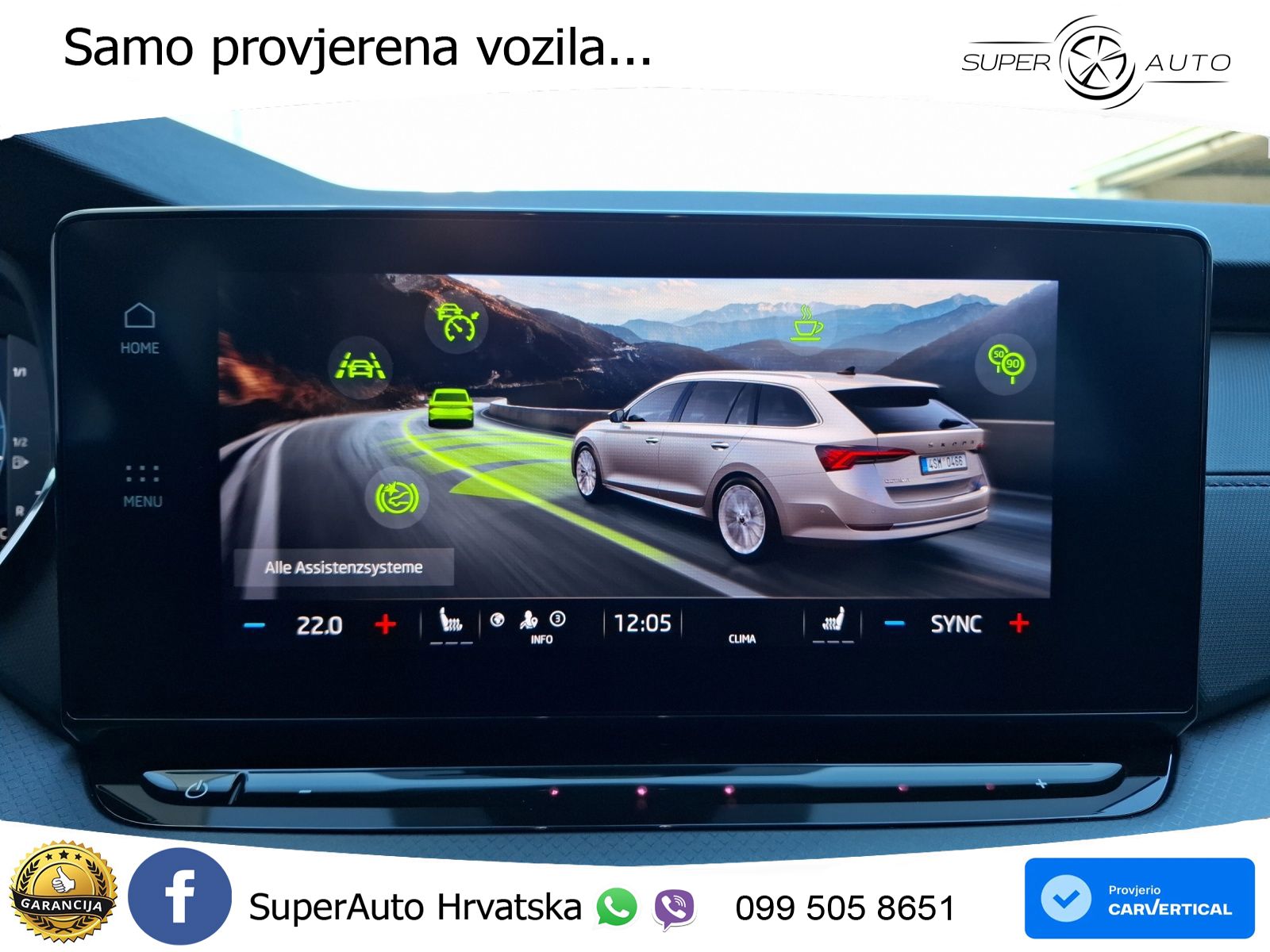 Škoda Octavia Combi 2.0 TDI (150 KS) DSG LED+GR SJED+ACC