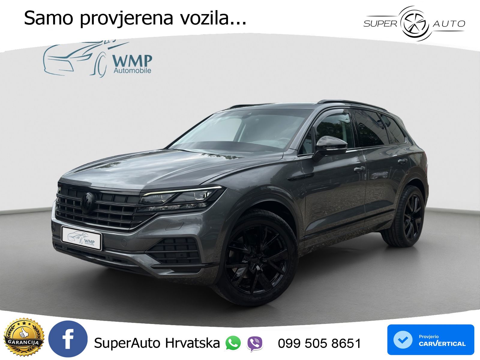 Volkswagen Touareg 3.0 V6 TDI (286 KS) 4MOTION Tiptronic R-Line ZRAČNI+ACC+4xGR SJED+KAM