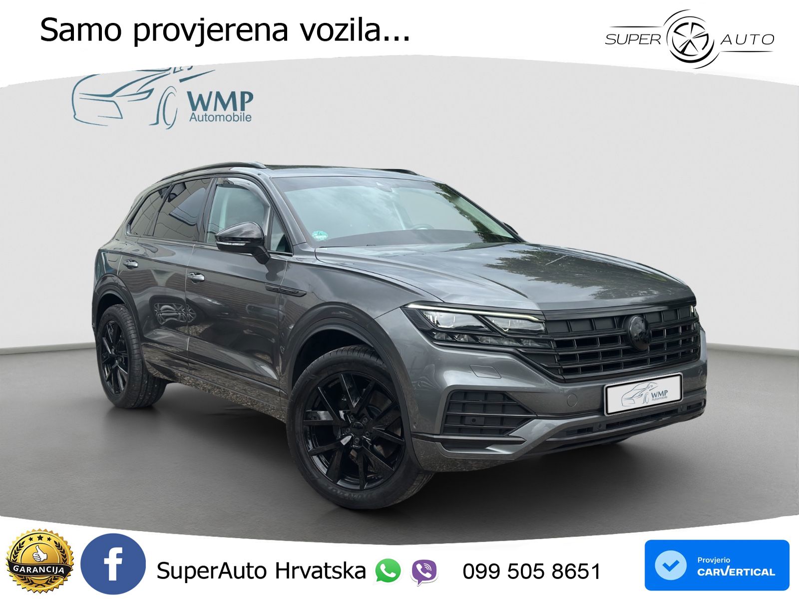 Volkswagen Touareg 3.0 V6 TDI (286 KS) 4MOTION Tiptronic R-Line ZRAČNI+ACC+4xGR SJED+KAM