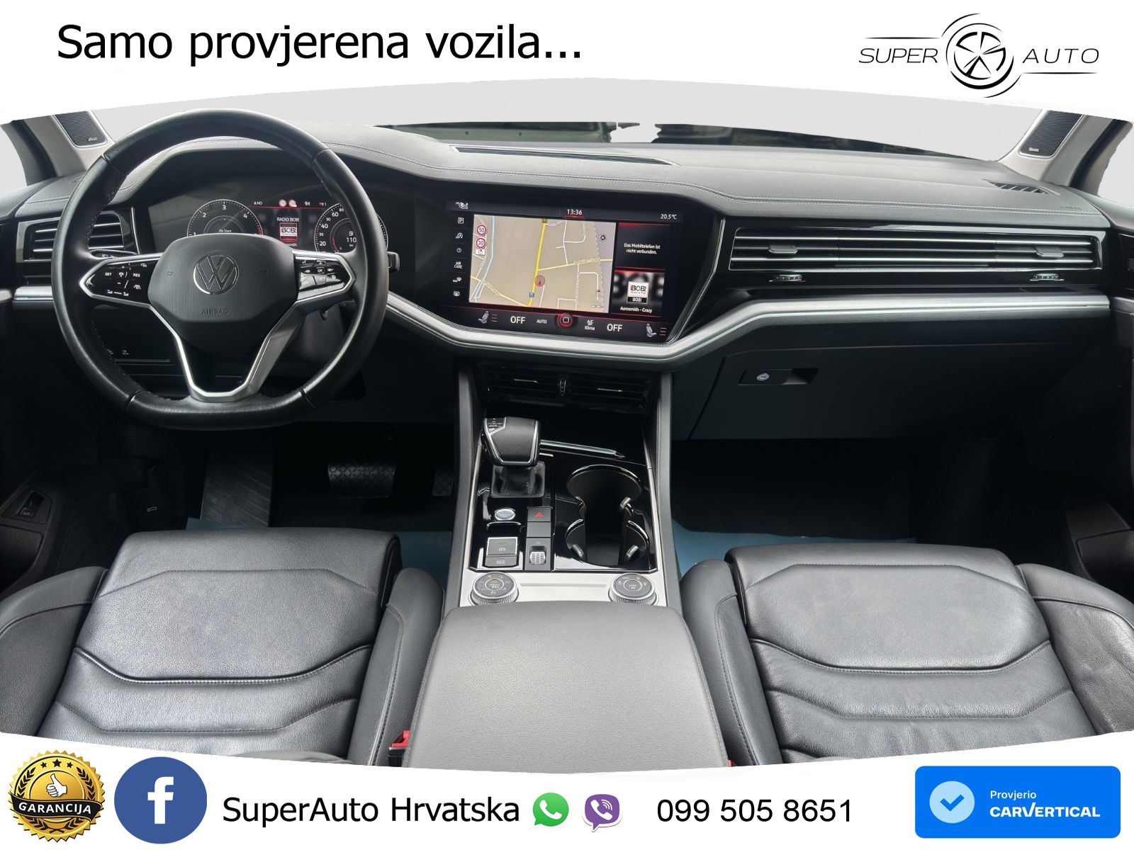 Volkswagen Touareg 3.0 V6 TDI (286 KS) 4MOTION Tiptronic R-Line ZRAČNI+ACC+4xGR SJED+KAM