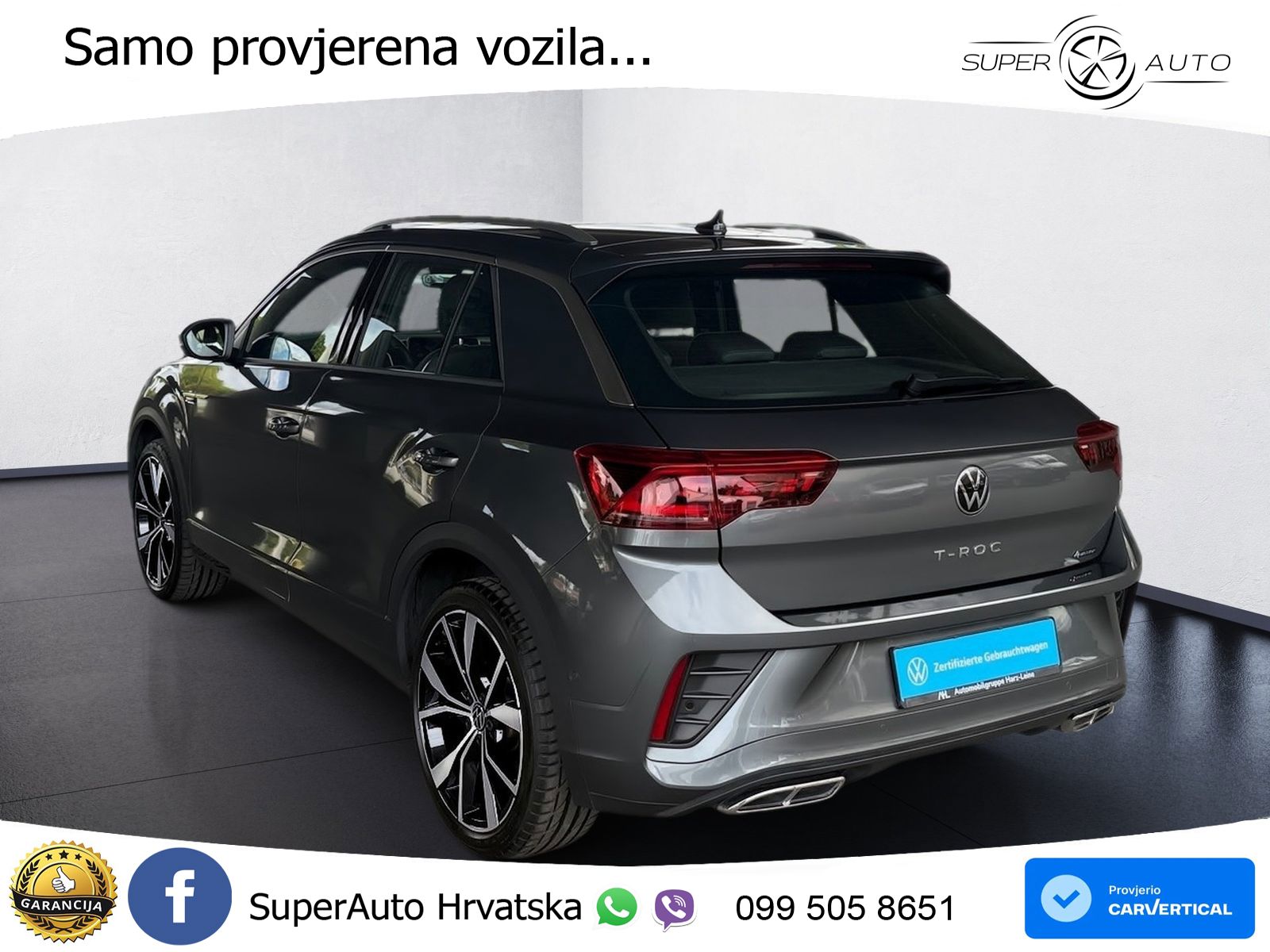 Volkswagen T-Roc I 2.0 TSI (190 KS) 4M DSG LED+GR SJED+ACC