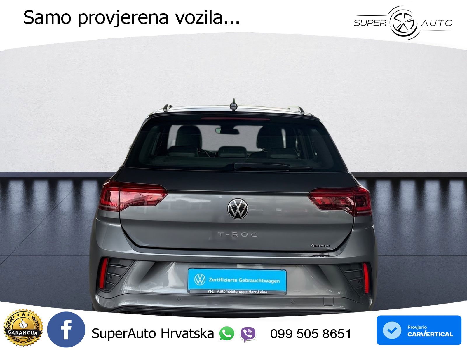 Volkswagen T-Roc I 2.0 TSI (190 KS) 4M DSG LED+GR SJED+ACC