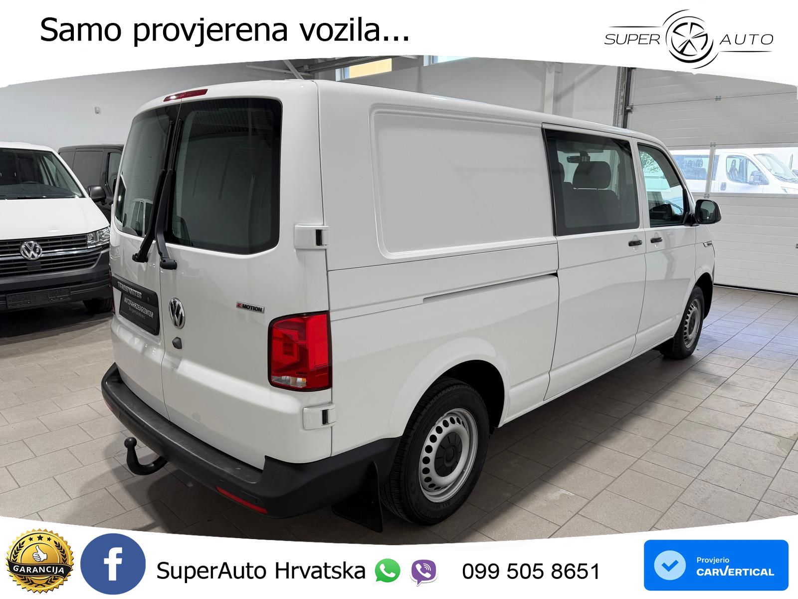 Volkswagen T6.1 Transporter-Doka(5-Si.),4Motion,lang,Standh 150 KS