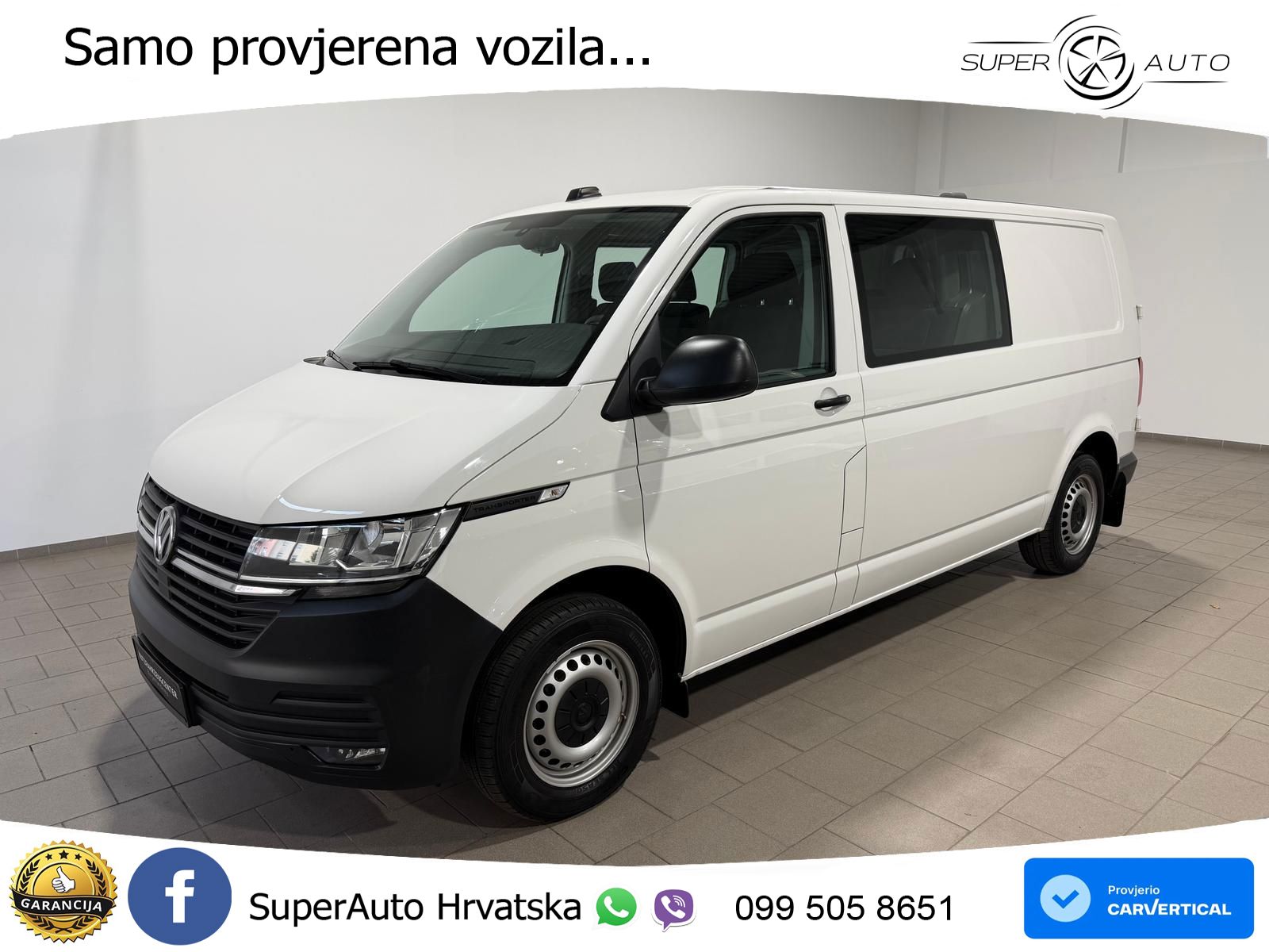 Volkswagen T6.1 Transporter-Doka(5-Si.),4Motion,lang,Standh 150 KS