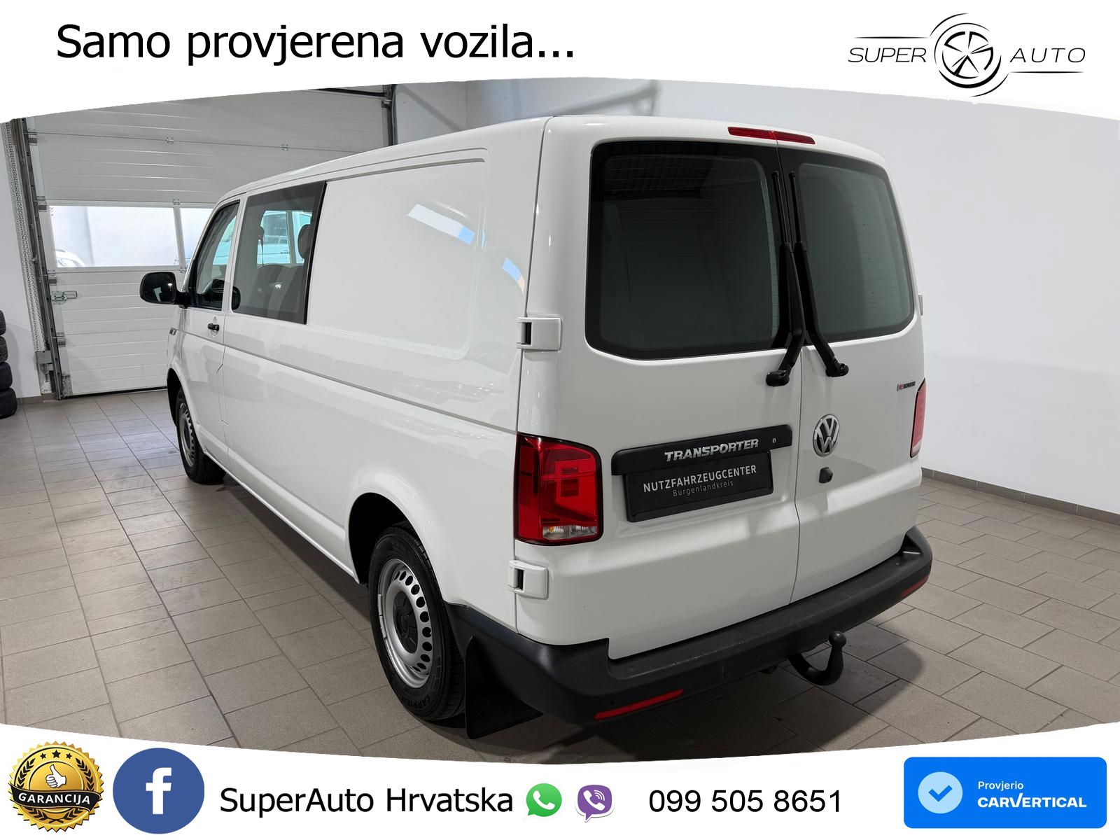 Volkswagen T6.1 Transporter-Doka(5-Si.),4Motion,lang,Standh 150 KS
