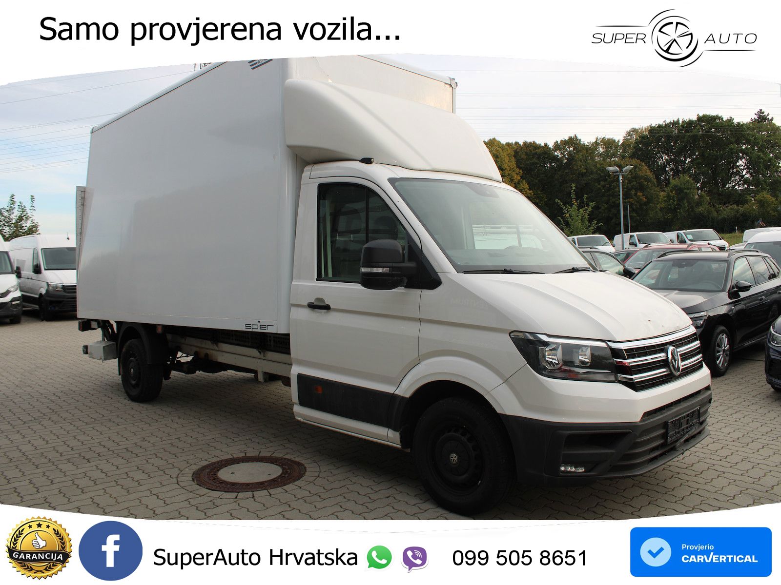 Volkswagen Crafter 2.0 TDI Koffer lang Hebebühne*ACC*CAM 140 KS