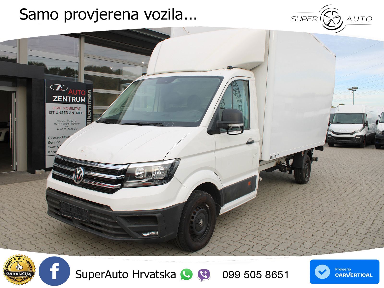 Volkswagen Crafter 2.0 TDI Koffer lang Hebebühne*ACC*CAM 140 KS