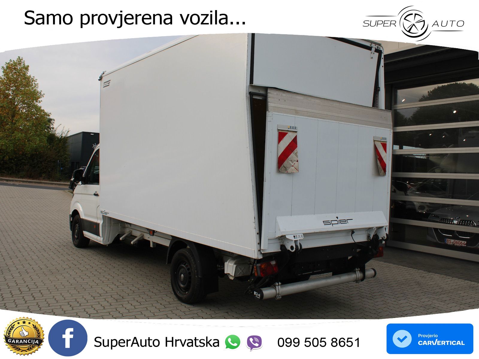 Volkswagen Crafter 2.0 TDI Koffer lang Hebebühne*ACC*CAM 140 KS