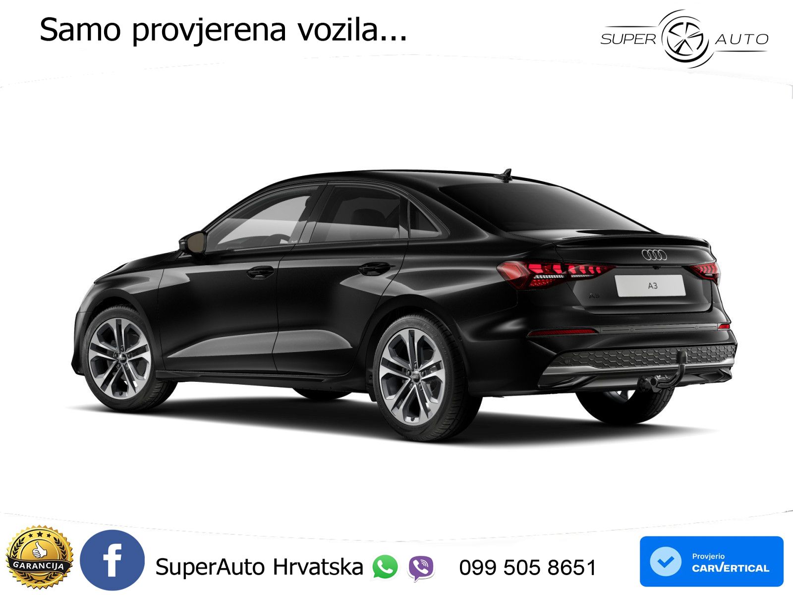 Audi A3 Limuzina 35 TFSI (150 KS) S tronic advanced LED+GR SJED+ACC
