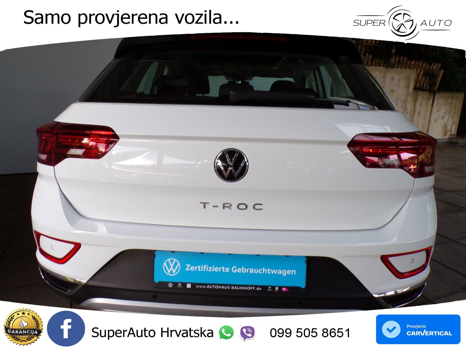 Volkswagen T-Roc 1.5 TSI (150 KS) DSG LED+GR SJED+ACC